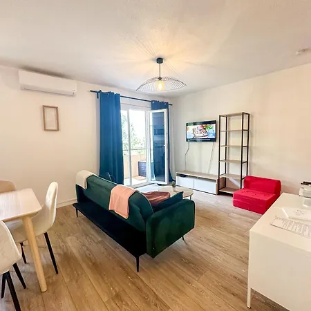 아파트 Wifi, Parking Privatif Prive, Clim, Proche Et Polygone Riviera 케인즈수르메르